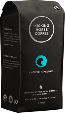 Kicking Horse Coffee, Cliff Hanger Espresso, Medium Roast, Whole Bean, 1 lb - Certified Organic, Fairtrade, Kosher Coffee image-1